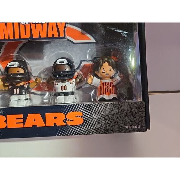 Fisher-Price Little People Collector NFL- CHICAGO BEARS -Exclusive Set NEW - Picture 5 of 11